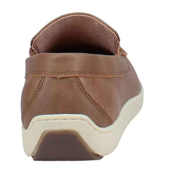 IZOD Men’s Slip On Shoes 10 Seapoint Loafers Tan Brown Memory Foam Lightweight - Picture 5 of 13